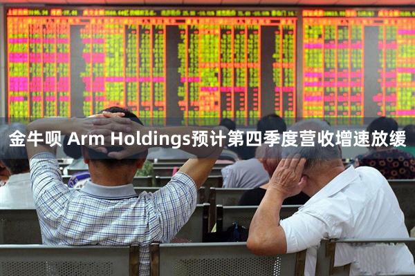 金牛呗 Arm Holdings预计第四季度营收增速放缓